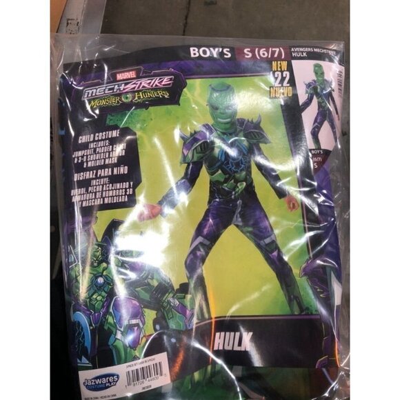 Marvel Hulk Mech Strike Halloween Costumes Size 6/7 - Picture 2 of 2